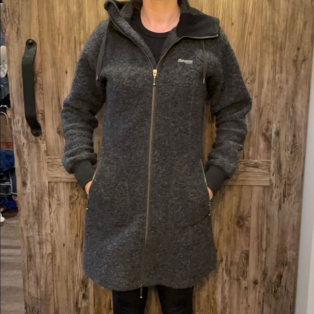 Ladies Wool hooded jacket